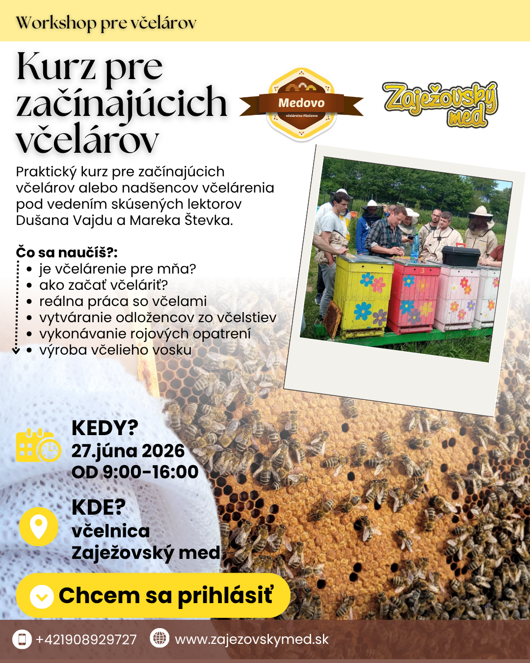 Kurz pre začínajúcich včelárov